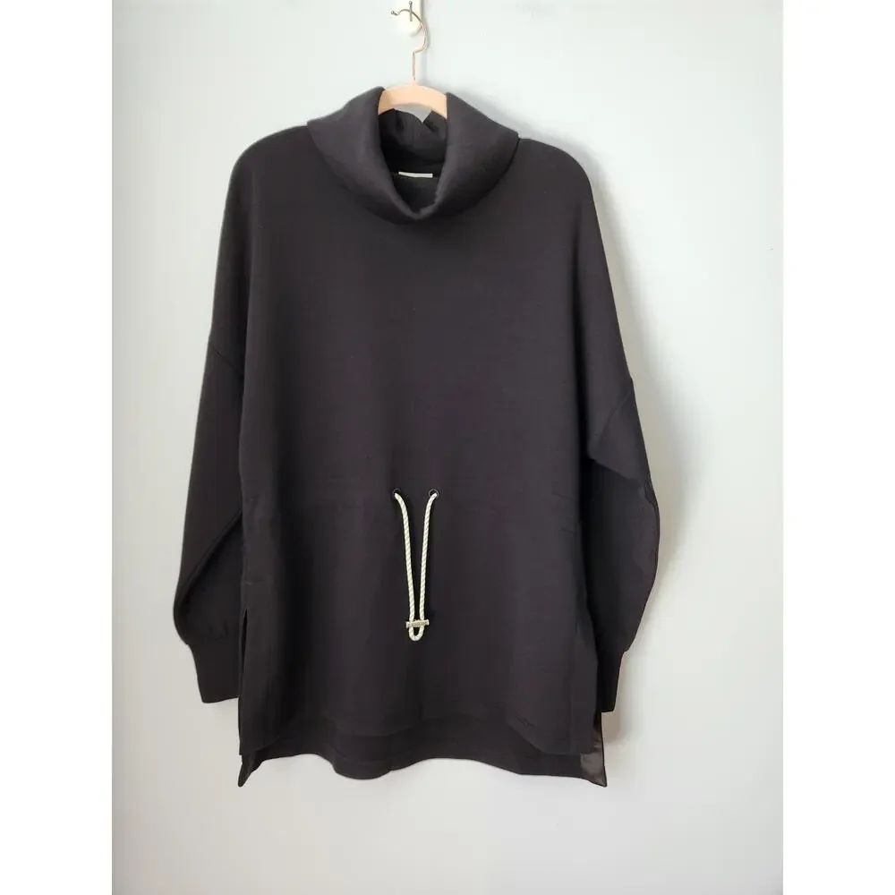 NWT Varley Double Soft Freya Sweatshirt Black M